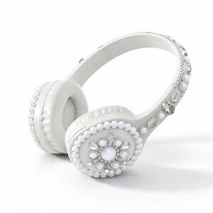 Wireless Headphones Rhinestone Bluetooth 40hr Playback